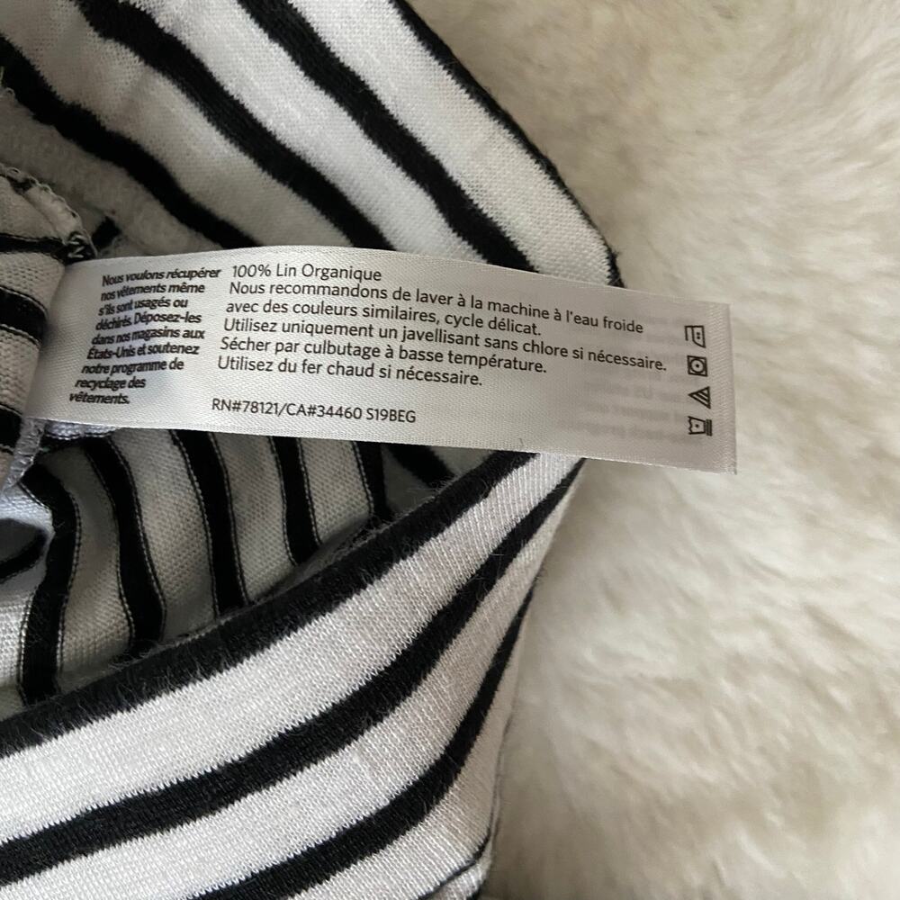 Eileen Fisher Linen Striped Skirt - Picture 5 of 6